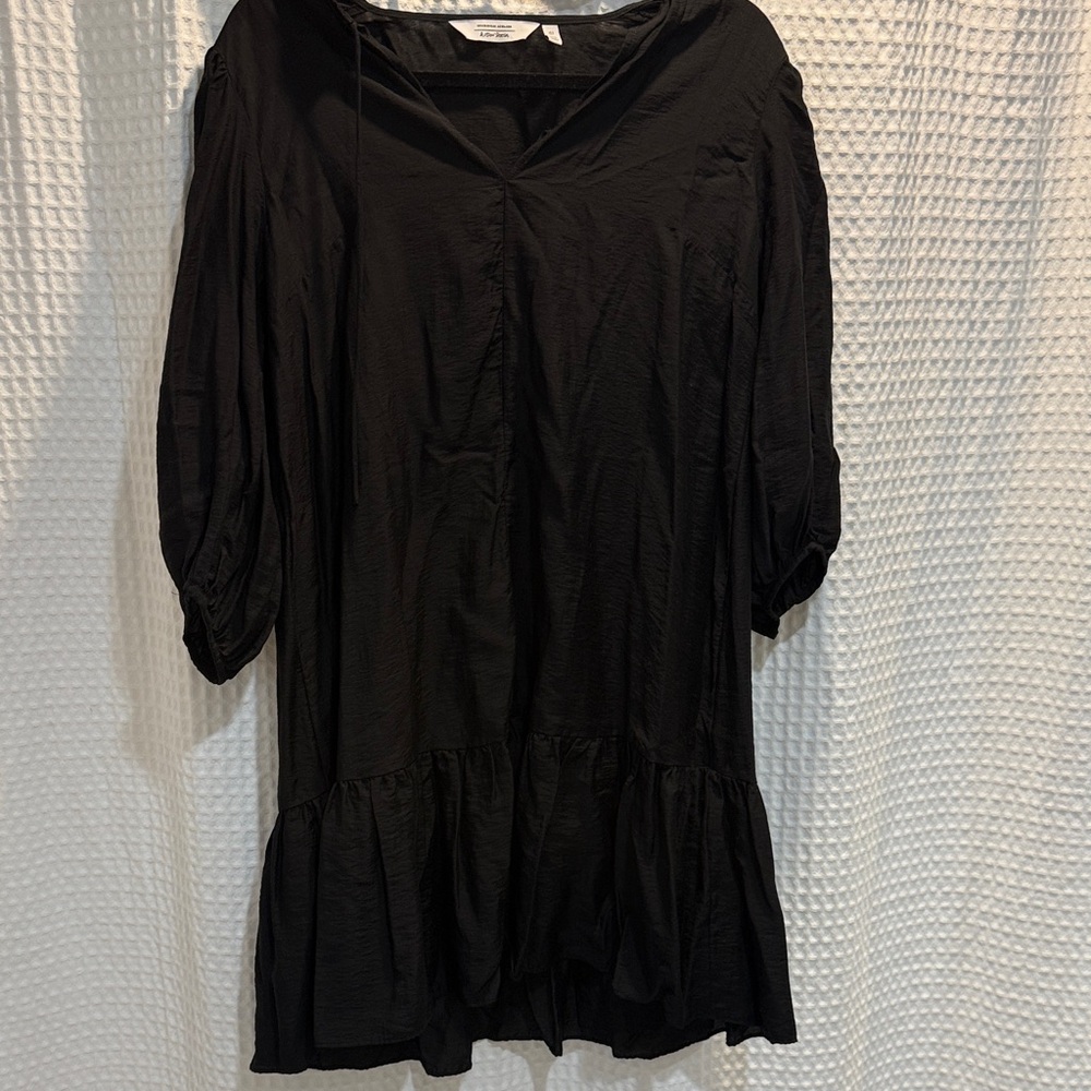 & Other Stories Black Mini Dress